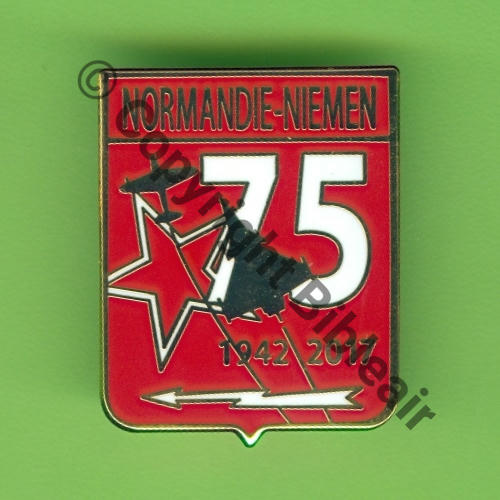 A1047NH NN  75e ANNIV NN  PATCH PRODUCTION Bol fenetre oval Dos lisse No178 Src.Y.GENTY 30Eur08.17 